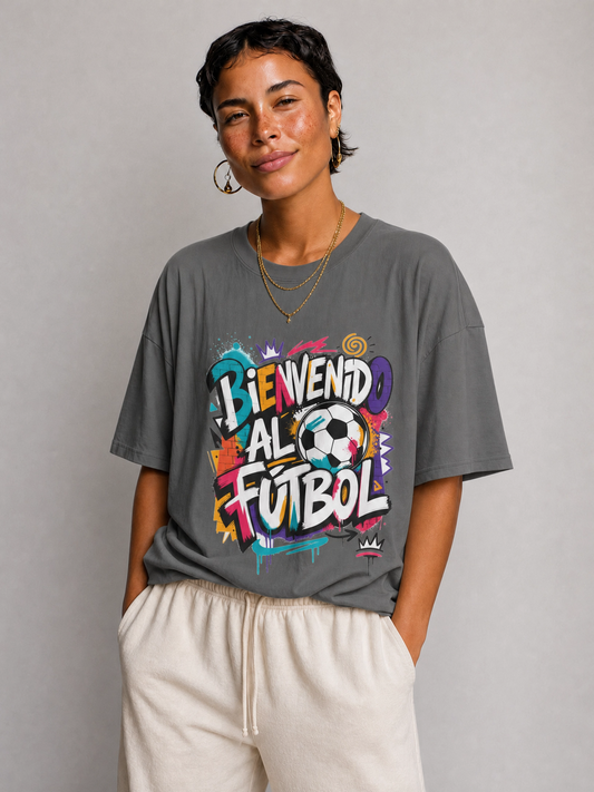 Bienvenido al Fútbol T-Shirt — Spanish Soccer Graphic Tee