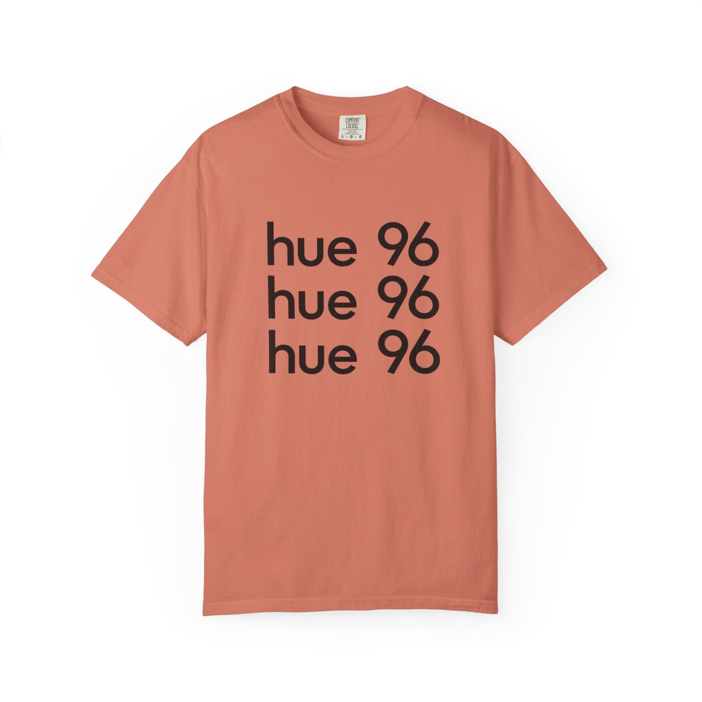 Minimal "hue96" Triple Logo Tee