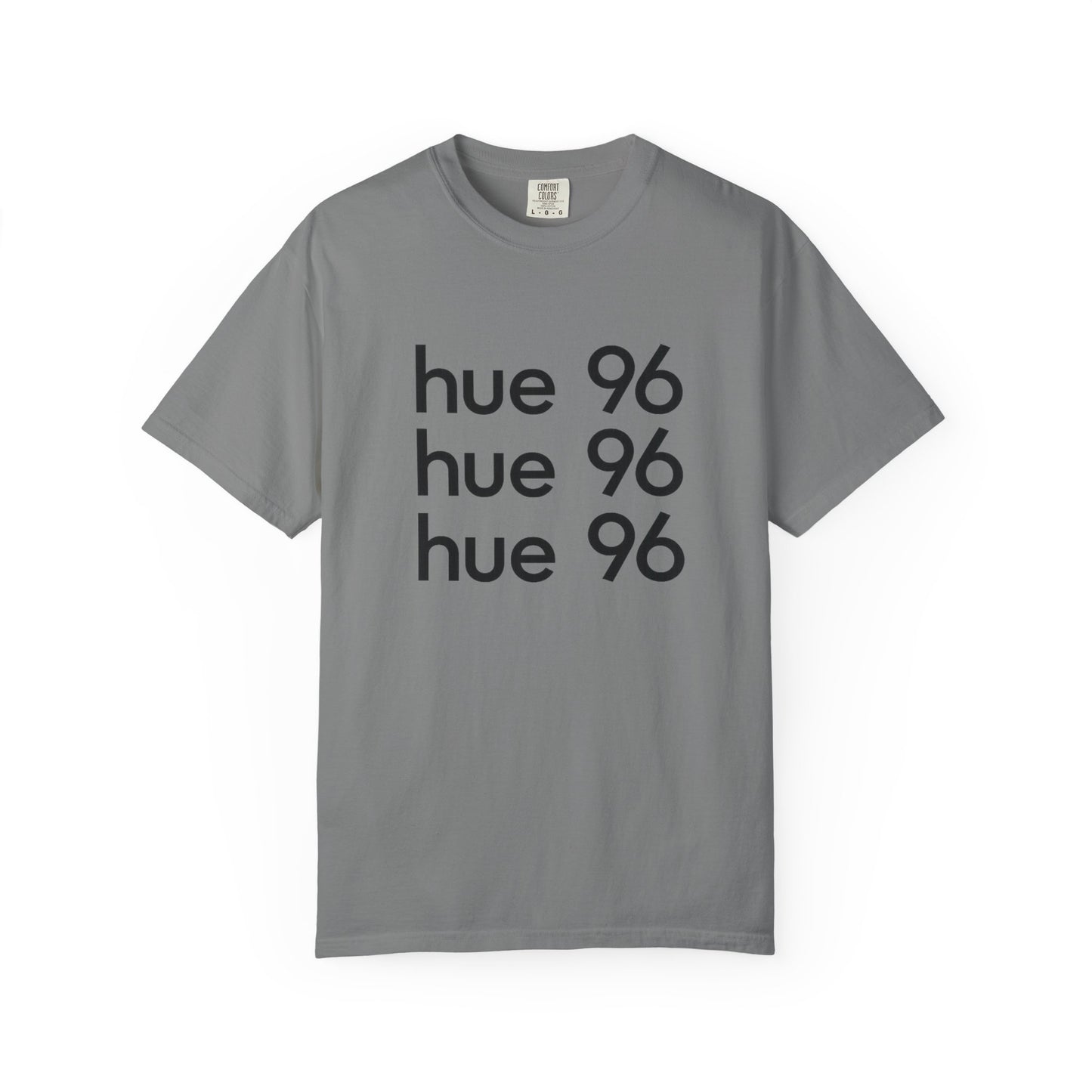 Minimal "hue96" Triple Logo Tee