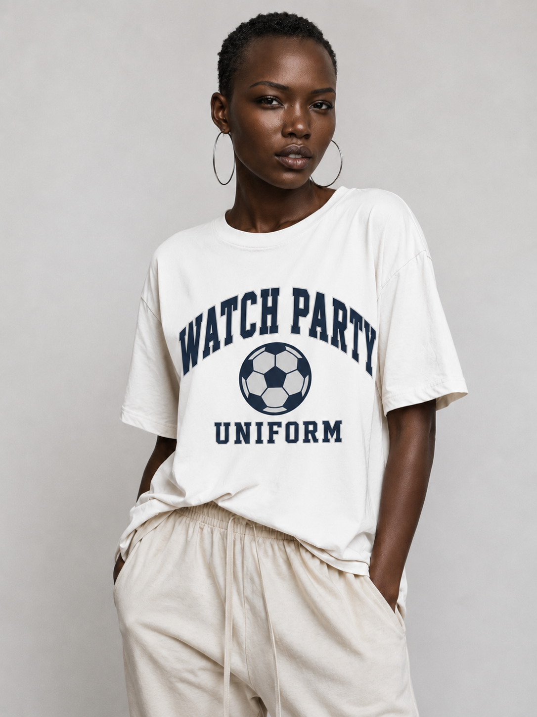 Watch Party Uniform T-Shirt — Soccer Fan Game Day Tee