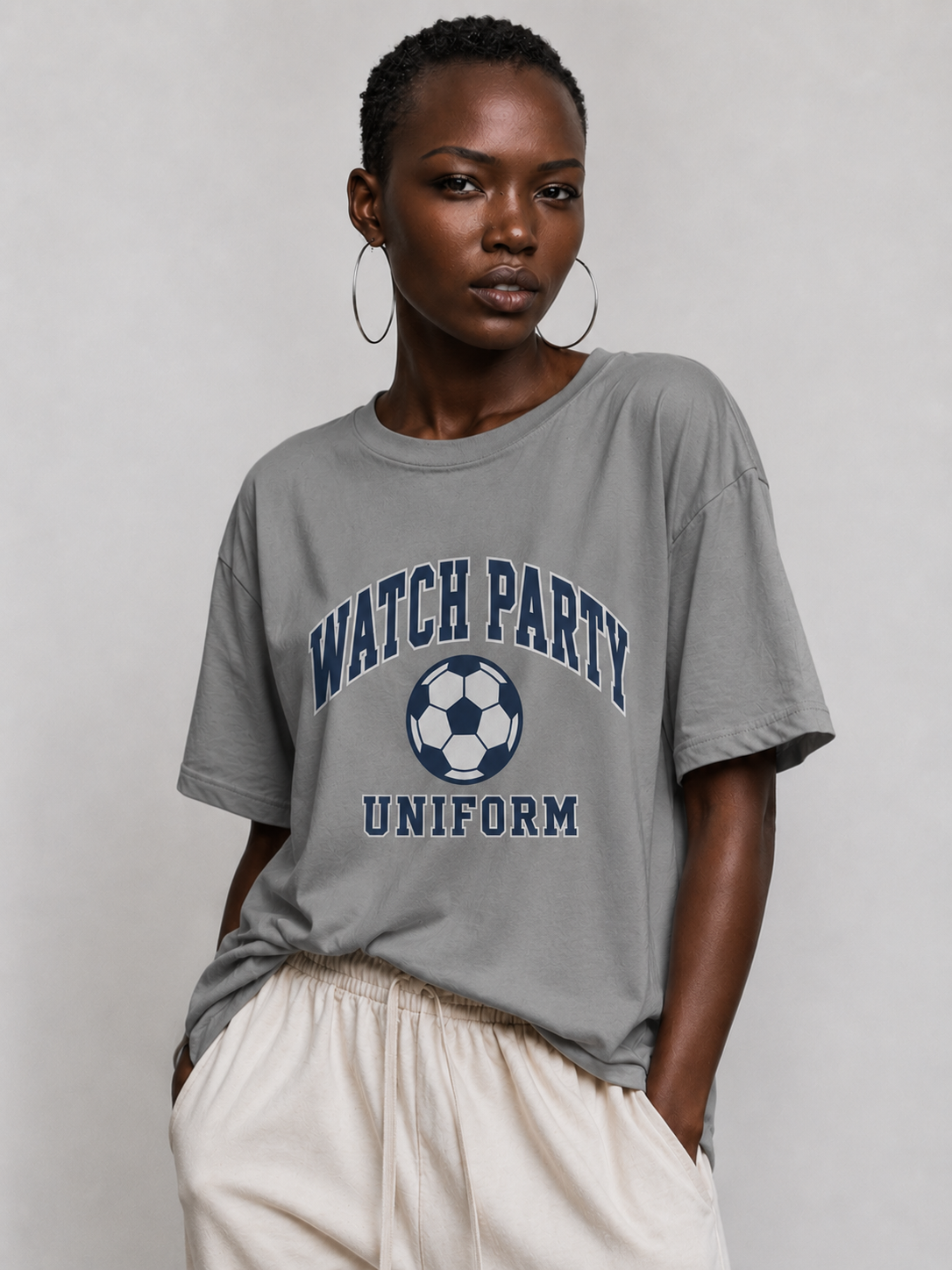 Watch Party Uniform T-Shirt — Soccer Fan Game Day Tee