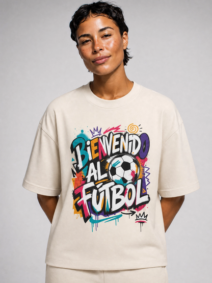 Bienvenido al Fútbol T-Shirt — Spanish Soccer Graphic Tee