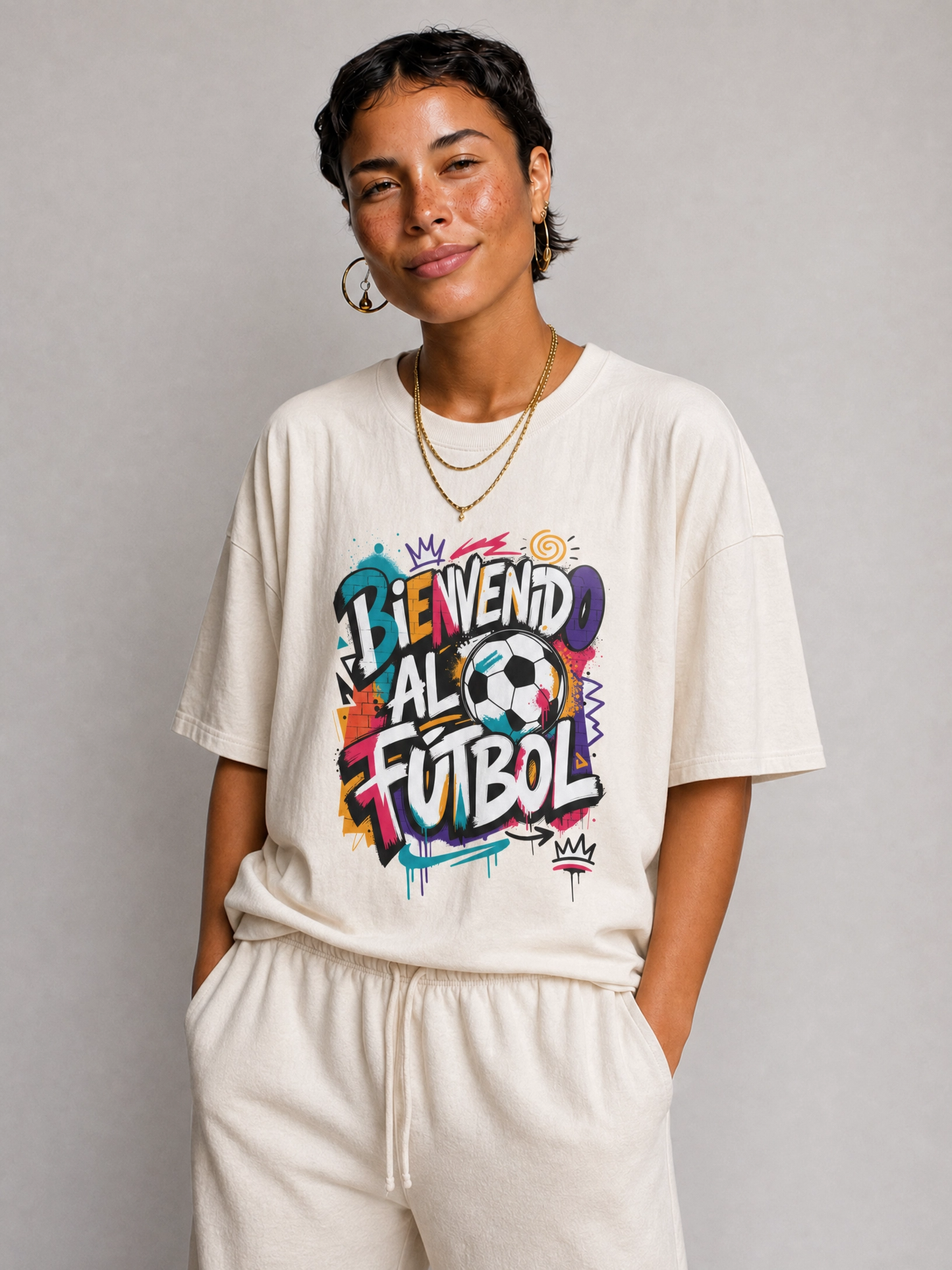 Bienvenido al Fútbol T-Shirt — Spanish Soccer Graphic Tee