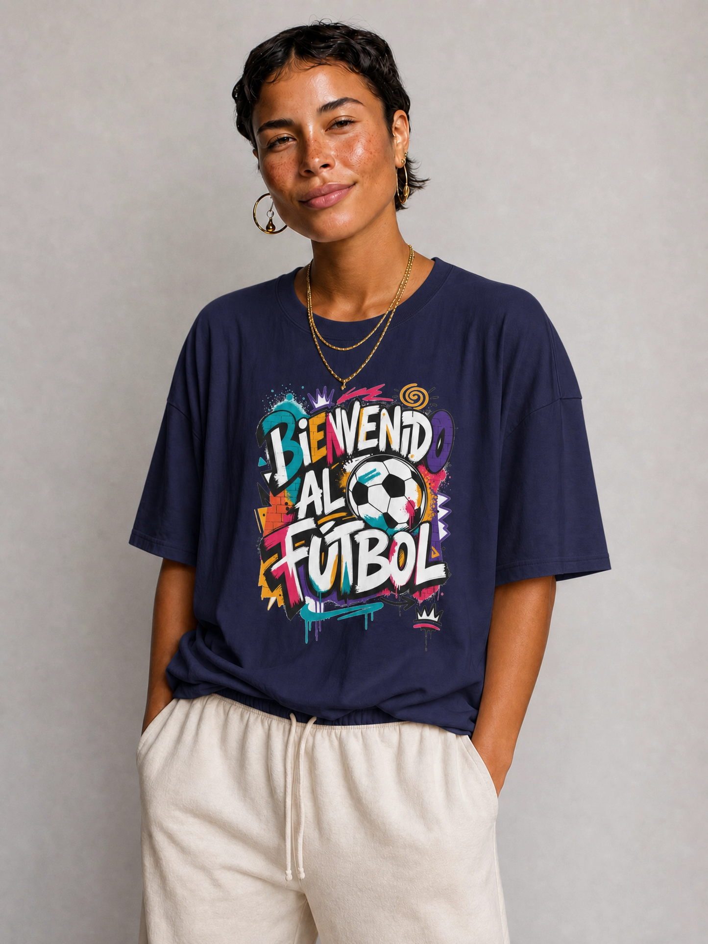 Bienvenido al Fútbol T-Shirt — Spanish Soccer Graphic Tee