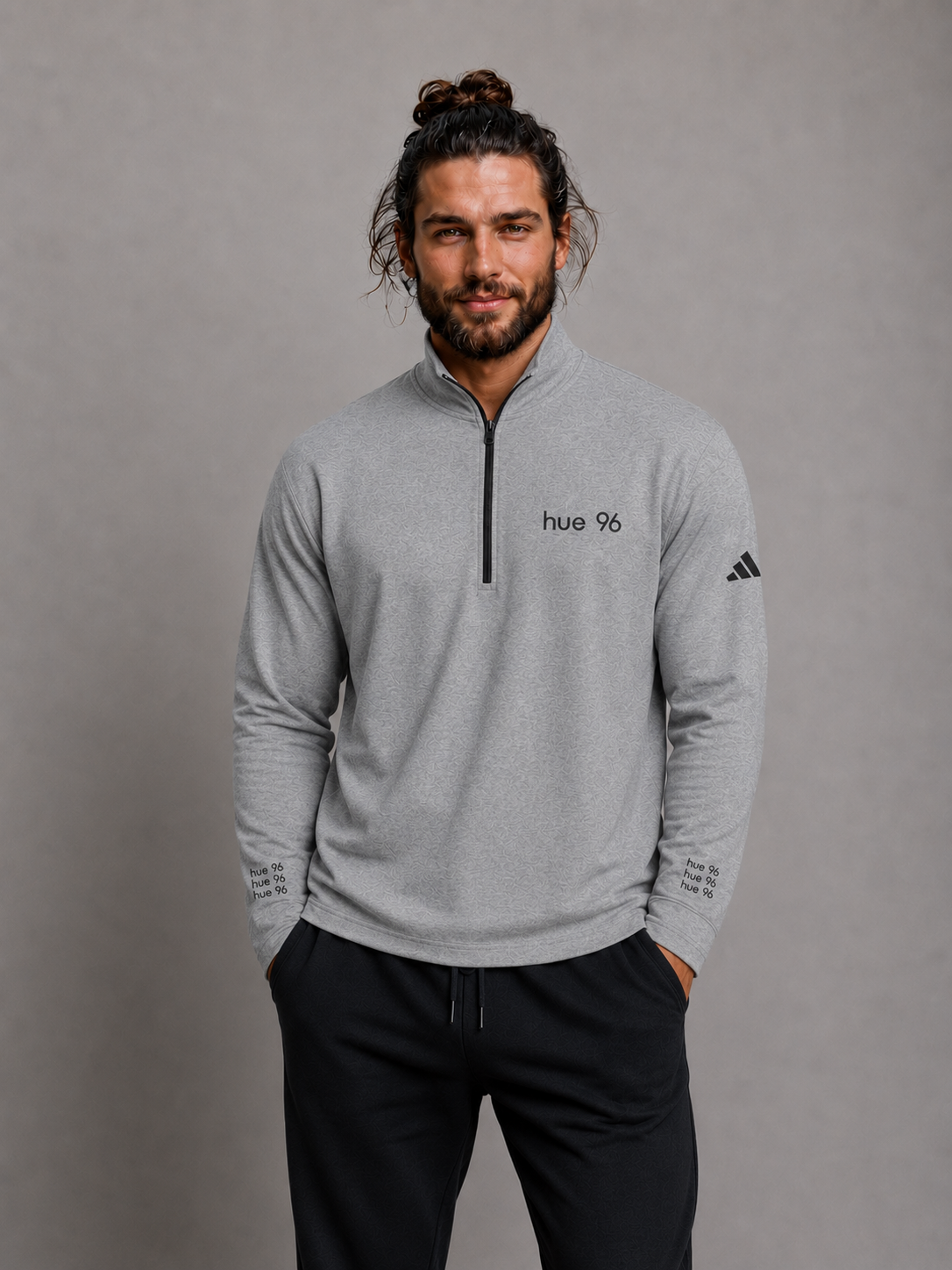Limited Edition hue 96 "Official Shade" Custom adidas® Performance Half-Zip