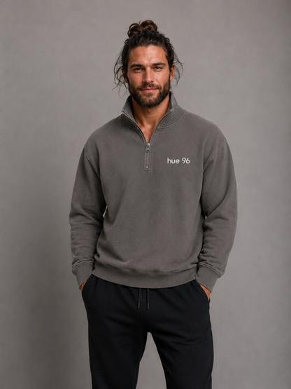 hue 96 "Official Shade" Luxury Half-Zip