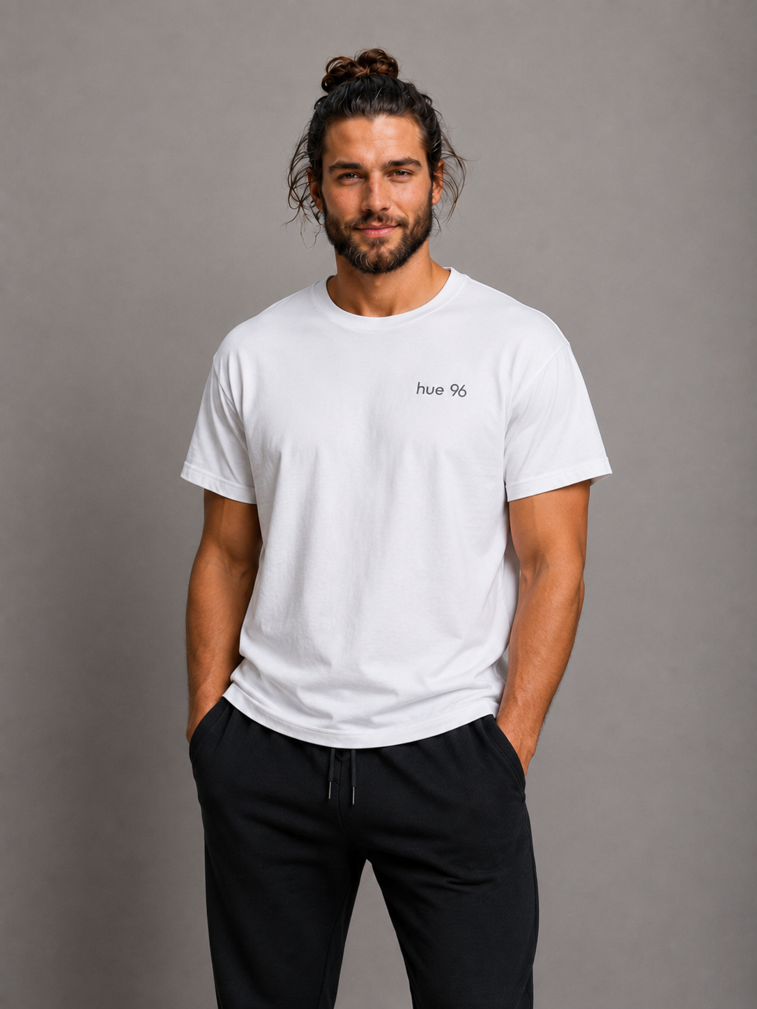 Minimal "hue96" Sage Pocket Tee