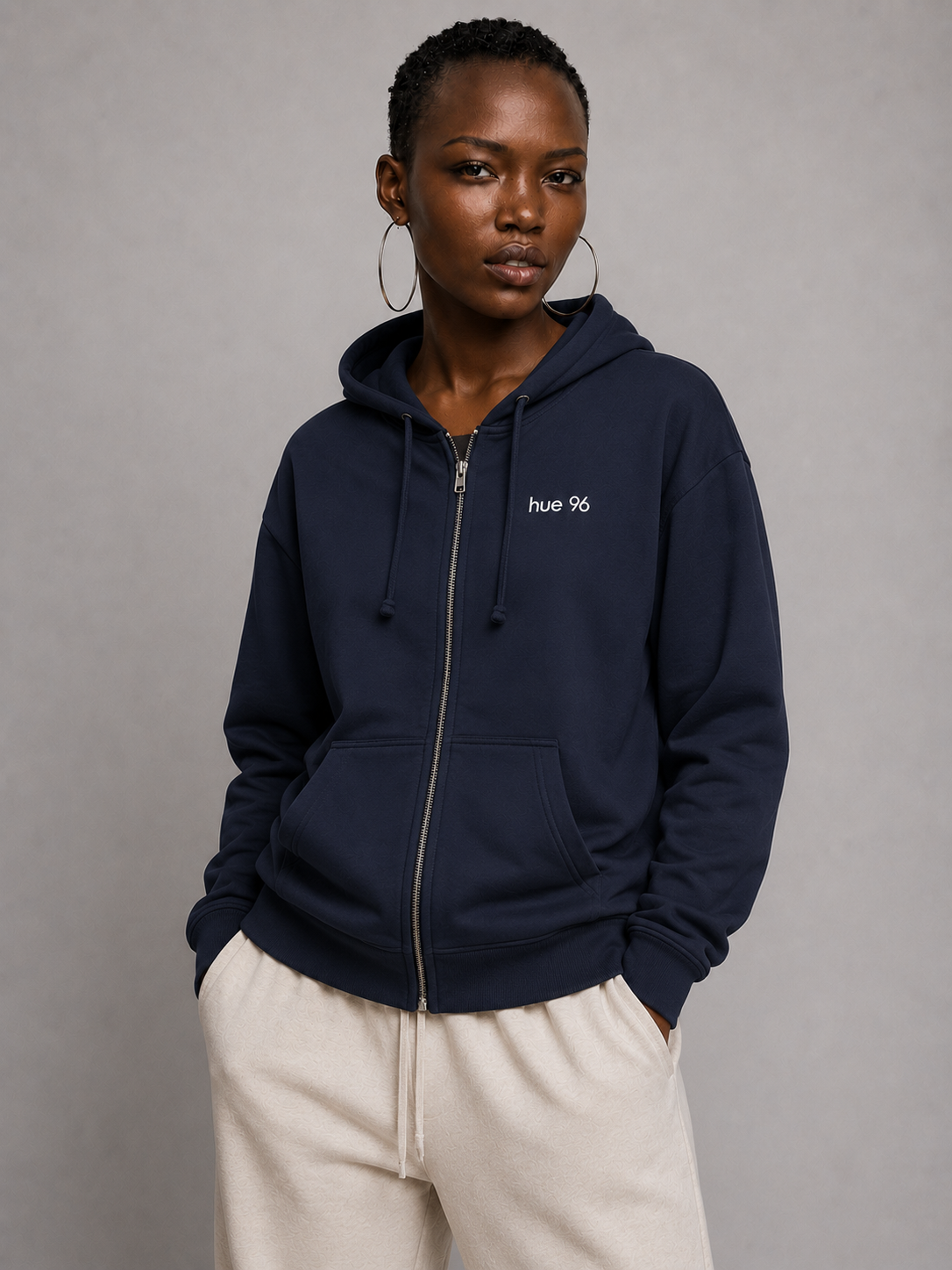 hue 96 "Shade of Celebration" Fleece Zip-Up Hoodie