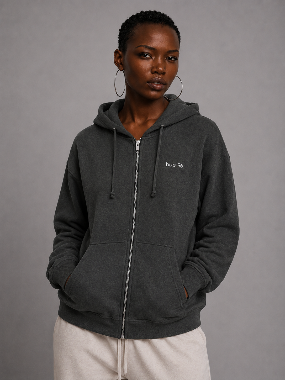 hue 96 "Shade of Celebration" Fleece Zip-Up Hoodie